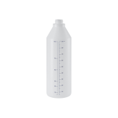 Бутылка мерная пластиковая, устойчивая к химиям, 1л.