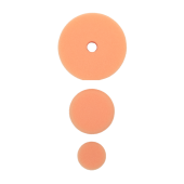 Полировальный круг комплект - полутвердый антиголограммный 75мм/54мм/34мм- оранж 