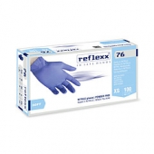 Резиновые перчатки, нитриловые, синие XL